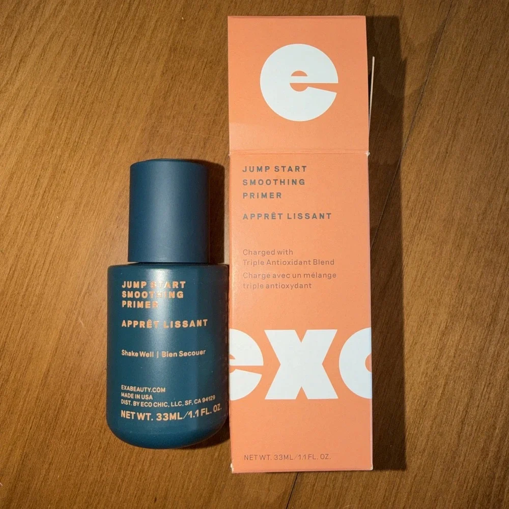 NEW Exa Jump Start Smoothing Face Primer‎ 1.1 Oz. Full Size Vegan